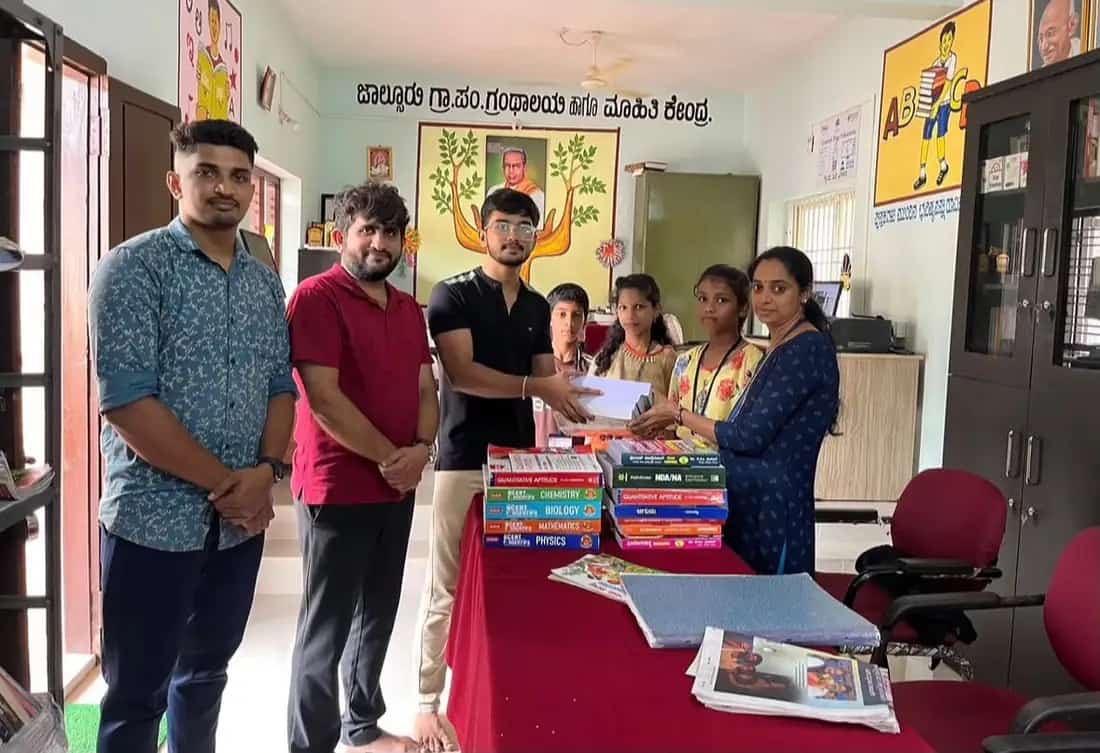 School supplies and learning support shared with children